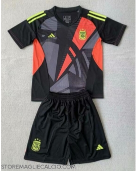 Argentina Portiere Maglia Gara Casa Repliche Copa America 2024 Bambino